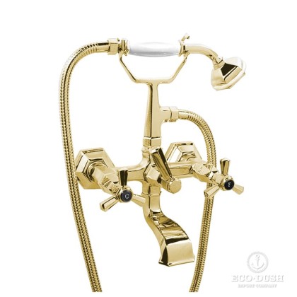 Stella Eccelsa Смеситель для ванны 3274/306 с ручным душем, цвет: золото