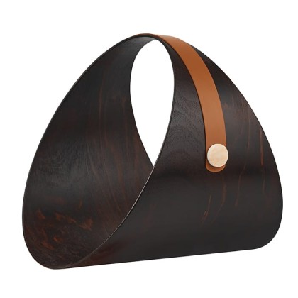 ADJ Дровница Ben, D36 см., цвет: коньяк/бордо