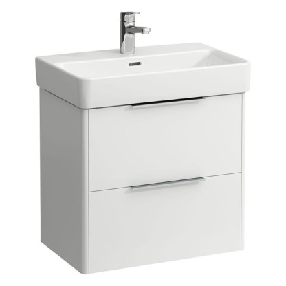 Laufen Base Тумба подвесная 57х36х53см., с раковиной, с 1 отв., цвет: белый матовый