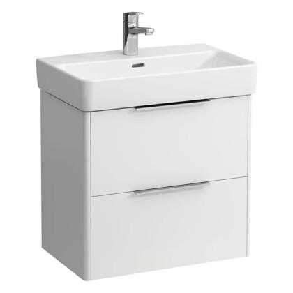 Laufen Base Тумба подвесная 57х36х53см., с раковиной, с 1 отв., цвет: белый матовый