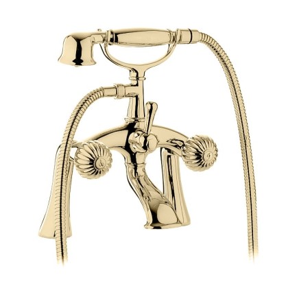 Bongio Radiant Смеситель для ванны, 2 отв., цвет: золото