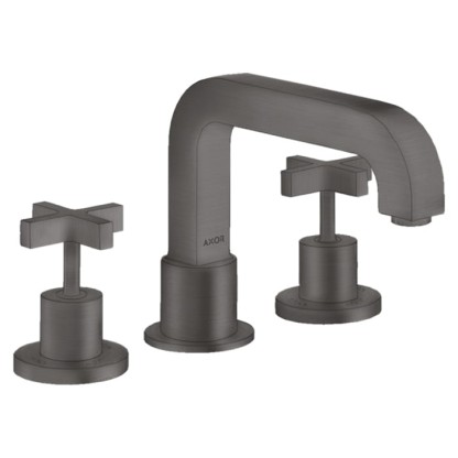Axor Citterio Смеситель на борт ванны, на 3 отв., цвет: шлифованный черный хром