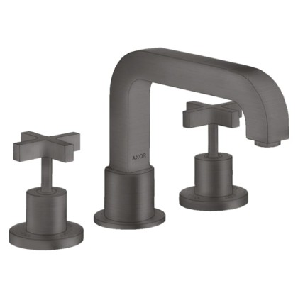 Axor Citterio Смеситель на борт ванны, на 3 отв., цвет: шлифованный черный хром