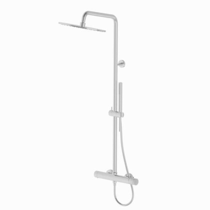 Gattoni MD Душевая стойка, верхний душ ?300 мм., ручной душ, шланг, цвет: хром