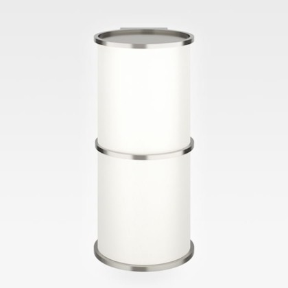 Armani Roca Baia Настенный LED светильник, полукруглая форма., цвет: brushed steel