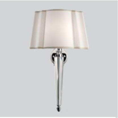 Devon&Devon Crystal Светильник настенный с абажуром 31x23xh51,5cм, IP20, фурнитура: хром