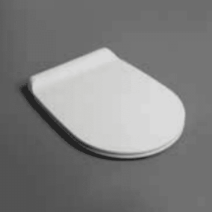 Simas Bormio Сиденье для унитаза белое, петли хром