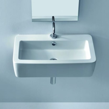 Kerasan Ego Раковина 70х43 см, 1 отв., цвет: белый