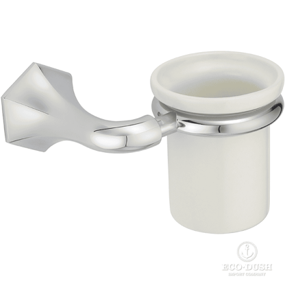 CISAL Cherie Стакан подвесной, цвет: хром/керамика