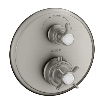 Axor Montreux Смеситель для ванны, встраиваемый,  термостатический, цвет: сталь
