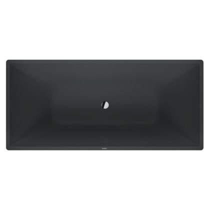 Duravit Vitrium Ванна отдельностоящая 185x85см., с ножками, с2 наклонами для спины, прямоугольная, цвет: темно-серый матовый