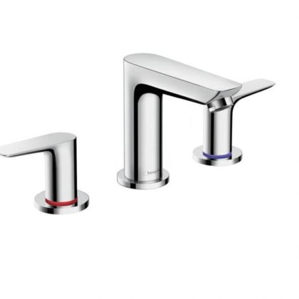 Hansgrohe Talis E Смеситель для раковины на 3 отверстия, с донным клапаном, цвет: хром