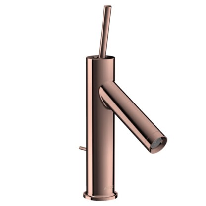 Axor Starck Cмеситель для раковины 90, на 1 отв., с донным клапаном, цвет: полированное красное золото