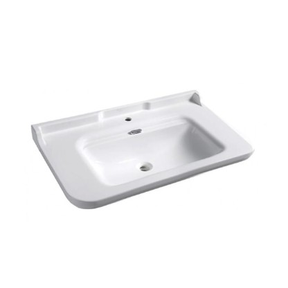 Kerasan Waldorf Раковина 100х55 см, 1 отв., керамическая, цвет: белый/хром