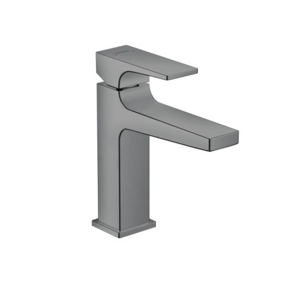 Hansgrohe Metropol Смеситель для раковины 110, на 1 отв, с донным клапаном, излив 135мм, цвет: шлифованный черный хром