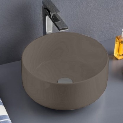 Artceram Cognac Раковина ?33,5хh16см, накладная, без отв., без перелива, цвет: tortora