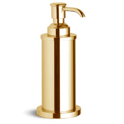 Bertocci Cinquecento Дозатор настольный в металлической колбе, цвет: золото