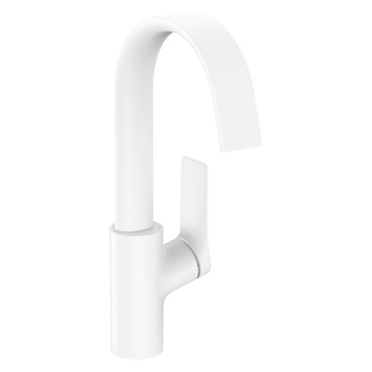 Hansgrohe Vivenis Смеситель для раковины 210, на 1 отв., с поворотным изливом, цвет: белый матовый
