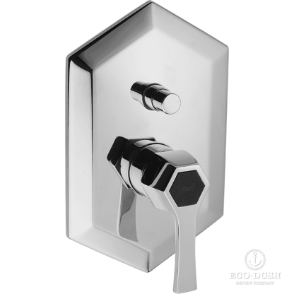 CISAL Cherie Однорычажный смеситель для ванны/душа, цвет: хром/черный матовый