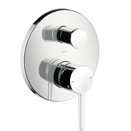 Axor Starck Однорычажный смеситель для ванны для скрытого монтажа, внешняя часть, цвет: хром