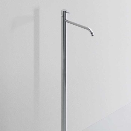 NOORTH milldue edition Смеситель для раковины, напольный, цвет: полированная сталь