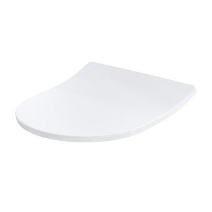 TOTO MH Сиденье Slim 39.4x49.3x6.8см, для унитазов CW161Y, CW162Y, CW163Y, с петлями из нерж.стали микролифт цвет: белый