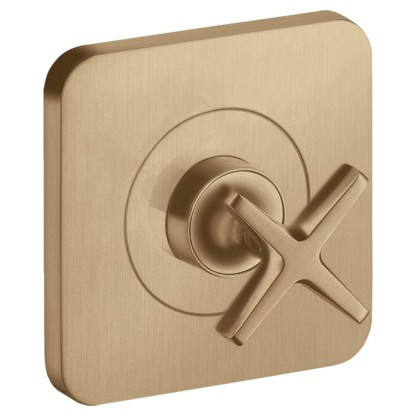 Axor Citterio E Запорный вентиль, встраиваемый,  1/2 ’ или  3/4  (внешняя часть) цвет: шлифованная бронза