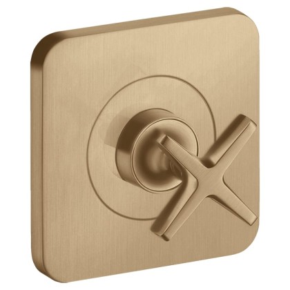 Axor Citterio E Запорный вентиль, встраиваемый,  1/2 ’ или  3/4  (внешняя часть) цвет: шлифованная бронза