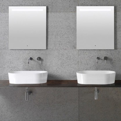 Globo Forty3 Раковина 60х35х16 см, без отв., цвет: белый