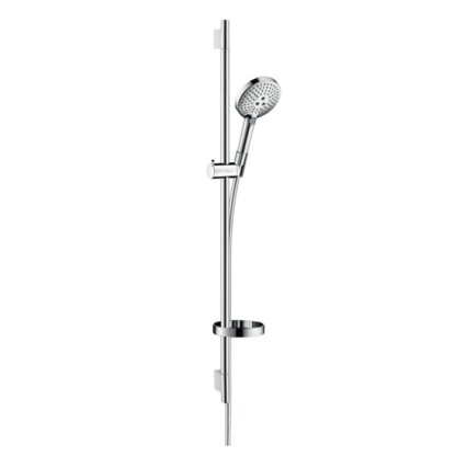 Hansgrohe Raindance Select S Душевой набор: штанга 90см., ручной душ 120, 3jet (Rain, RainAir, WhirlAir), EcoSmart, мыльница, шланг, цвет: хром