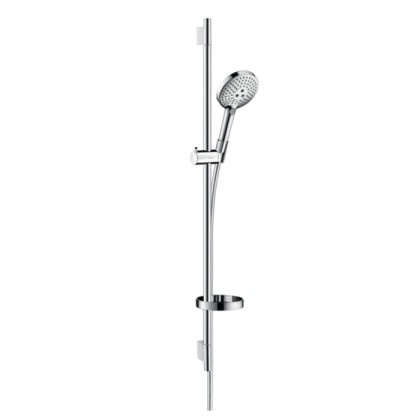Hansgrohe Raindance Select S Душевой набор: штанга 90см., ручной душ 120, 3jet (Rain, RainAir, WhirlAir), EcoSmart, мыльница, шланг, цвет: хром