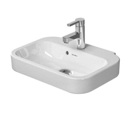 DURAVIT Happy D.2  Раковина 50х36 см, 1 отв., со слив-переливом, цвет: белый