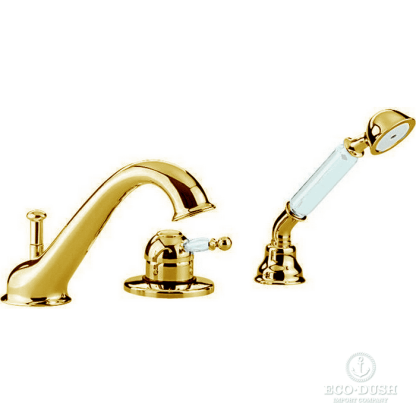 CISAL Arcana Empress Смеситель на борт ванны на 3 отверстия, цвет: золото