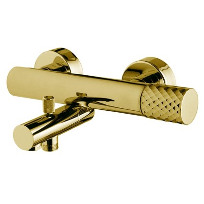Fima Carlo Frattini Spillo Tech Смеситель для ванны, настенный, цвет: золото