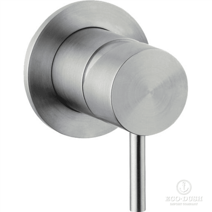 CISAL Xion Встраиваемый однорычажный смеситель для душа, внешняя и внутренняя части в комплекте, цвет: нержавеющая сталь