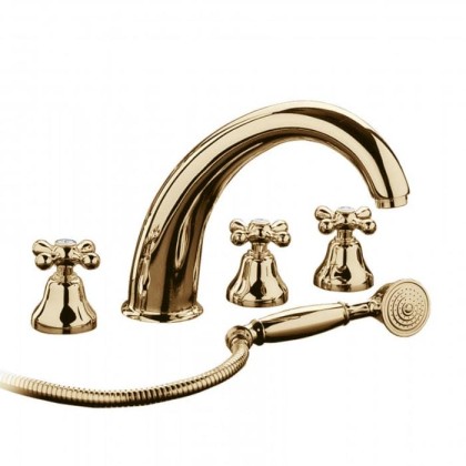 Смеситель для ванны Bongio Axel, цвет: золото