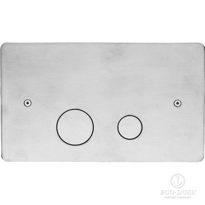 HUBER Lynox Клавиша двойного смыва, нержавеющая сталь