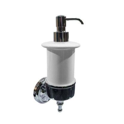 TW Bristol 108, подвесной дозатор, керамический (белый), цвет: хром