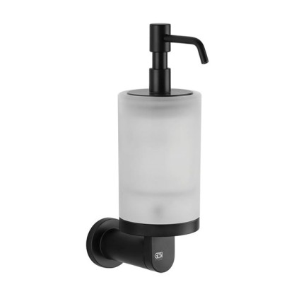 Gessi Emporio accessories Дозатор для жидкого мыла, подвесной, сатинированное стекло, цвет: Black XL