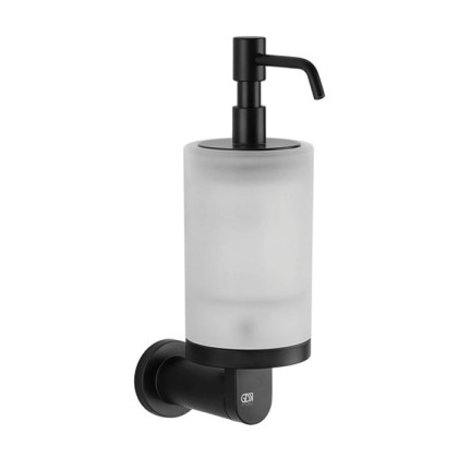 Gessi Emporio accessories Дозатор для жидкого мыла, подвесной, сатинированное стекло, цвет: Black XL