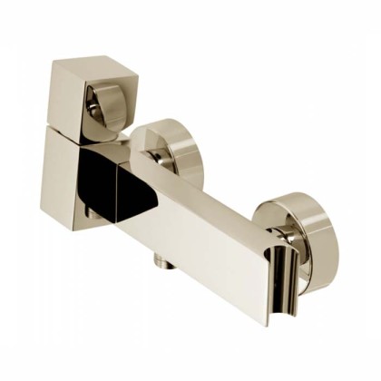 Bossini Cube Смеситель наружный для душа с выходом на 1/2”, цвет: никель шлифованный