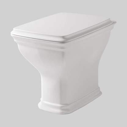 Artceram CIVITAS  Унитаз напольный 36х54 см, слив в пол, цвет: белый