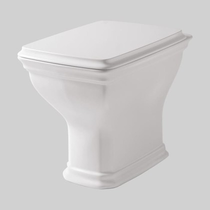 Artceram CIVITAS  Унитаз напольный 36х54 см, слив в пол, цвет: белый