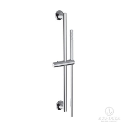CISAL Vita Душевой гарнитур штанга L=664мм, шланг и ручной душ 1 режим, цвет: хром