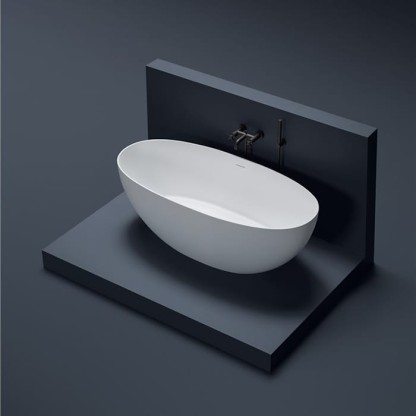 Gruppo Treesse Vera Ванна 150х72х55см., отдельностоящая, из искусственного камня, цвет: белый матовый