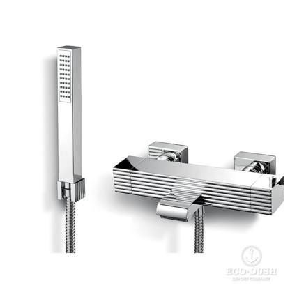 Stella Casanova Термостатический смеситель для ванны 3267TM304 с ручным душем, цвет: хром