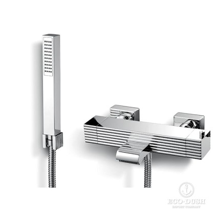 Stella Casanova Термостатический смеситель для ванны 3267TM304 с ручным душем, цвет: хром