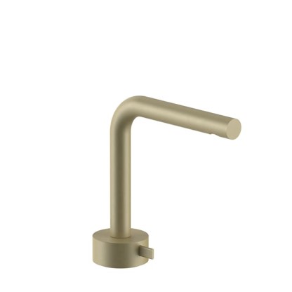 Fantini AF/21 Смеситель для раковины, 1 отв., излив: 155 мм, цвет: Matt British Gold PVD