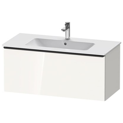 Duravit D-Neo Тумбочка подвесная 101х44x46.2см., раковина, 1 ящик, цвет: белый высокоглянцевый
