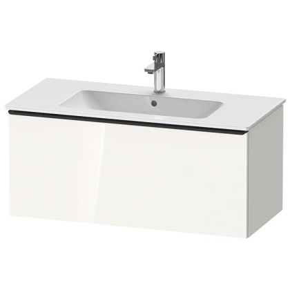 Duravit D-Neo Тумбочка подвесная 101х44x46.2см., раковина, 1 ящик, цвет: белый высокоглянцевый